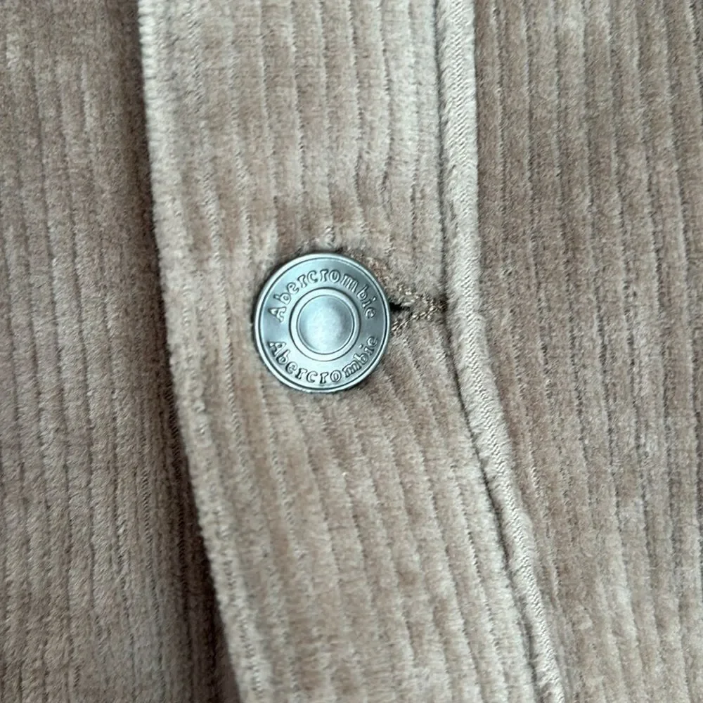 Abercrombie Kids Boys Corduroy jacket shacket long sleeve button down 5/6 NWT! - Picture 6 of 10